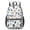Police and Megaphone, variant on Police and Megaphone White Pattern 17" School Backpacks for Teens,Waterproof Oxford Fabric,S-Shape Padded Straps for School,Travel,Hiking,Camping