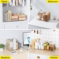 thumbnail image 6 of Norcho Purse Organizer for Closet 2 Pack, Clear Handbag Storage Organizer, Adjustable Clutch Bag Dividers for Closet Shelf, Bookshelf Dividers for Sweaters Bedroom Storage, 6 of 8