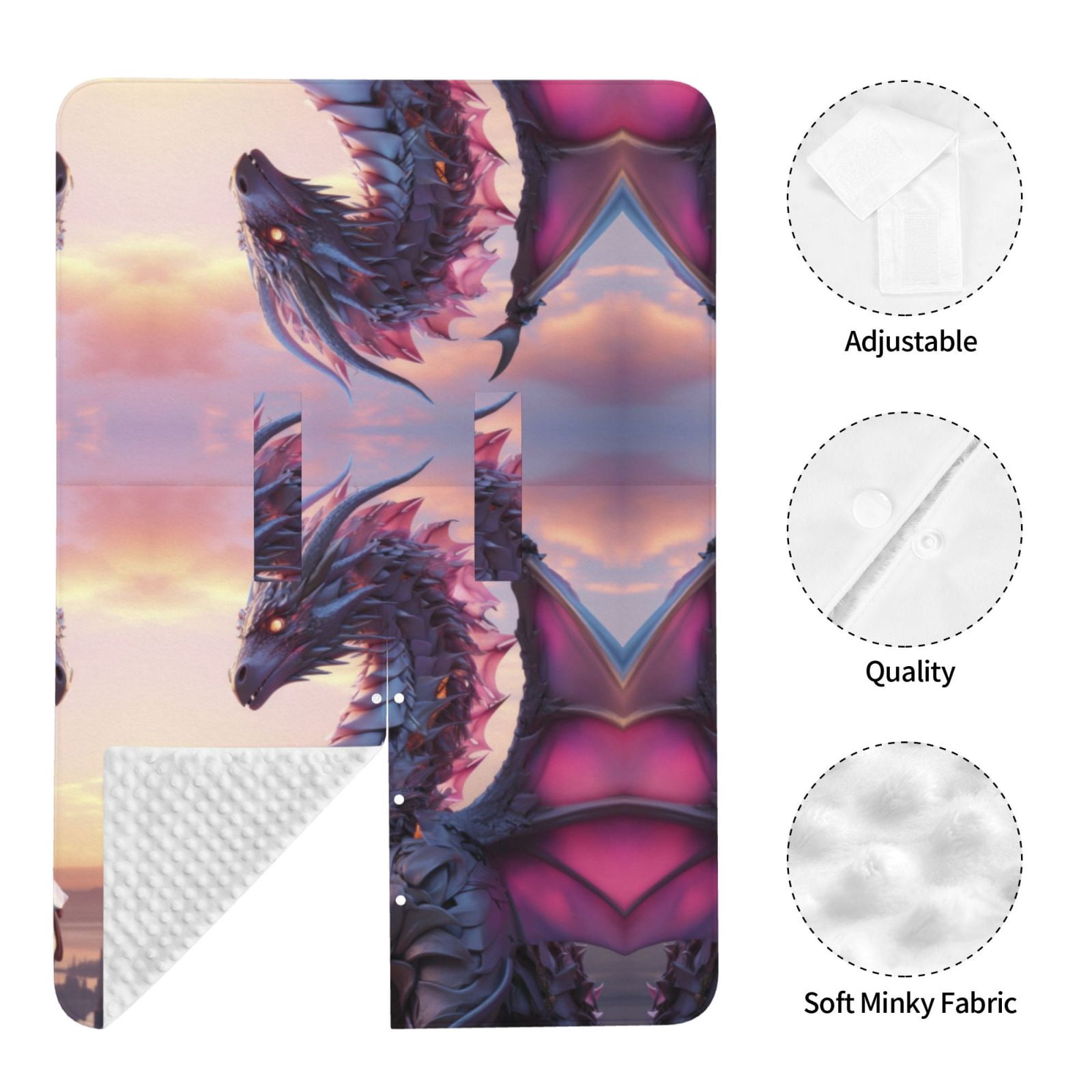 Car Seat Cover Baby - Pink Silver Dragon Breathable Infant Car Seat Cover for Baby Carseat, Lightweight Comfort Baby Essentials Must Haves Newborn Stuff for Girl Boy