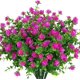 thumbnail image 1 of Artificial Flowers Fake Outdoor UV Resistant Boxwood Plants Shrubs 4 Pack for Indoor Outside Hanging Plant, 1 of 4