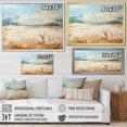 thumbnail image 4 of Designart "Coastal Beach Sand I" Modern Floater Framed Wall Decor, 4 of 7