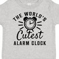 thumbnail image 4 of Inktastic The Worlds Cutest Alarm Clock Boys or Girls Toddler T-Shirt, 4 of 5