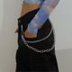 thumbnail image 2 of Retro Metal Jeans Chain Long Punk Hip-hop Trendy Belt Body Chain Waist Chain for Girls Lady, 2 of 4