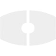 thumbnail image 4 of 30"W x 20"H x 6"ID x 16 1/4"C x 1"P Kailey Architectural Grade PVC Contemporary Ceiling Medallion, Two Piece, 4 of 11