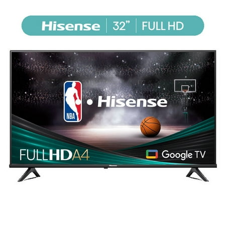 Hisense 32-Inch Class A4 Series FHD 1080p Google Smart TV (32A4K) - DTS Virtual: X, Game & Sports Modes, Chromecast Built-in