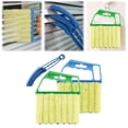thumbnail image 1 of Outdor 2Pcs Window 7 Finger Dusting And 1Pc Window Blind Duster Brush Hand Held Window Shutters Shades Brush For Air Conditioner Duster Dirt, 1 of 6