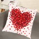 thumbnail image 4 of Fundas de almohada para el día de San Valentín 18 × 18 pulgadas Cojín de boda de aniversario de vacaciones Funda de almohada XBTCLXEBCO Funda de almohada temática del Día de San Valentín, estampado de patrón de amor, 4 of 5