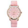 thumbnail image 4 of Resicozy Quartz Watches for Women Classic Simple Clear Arabic Numeral Easy to Dial Quartz Round Watches with Leather Strap Coffee, 4 of 4