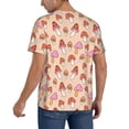 thumbnail image 2 of KLL 70s Mushroom for Men's Baseball Shirts,Short Sleeve Casual Shirts Button Down Shirt for Men Beach Summer Wedding Shirt-3X-Large, 2 of 7