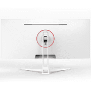 CRUA 34 WQHD 165Hz Utrawide Gaming Monitor,3440x1440 21:9 IPS Gaming Monitor,Build-in Speakers,120% sRGB,AMD FreeSync,HDMI & DP,Wall Mount Mount - White
