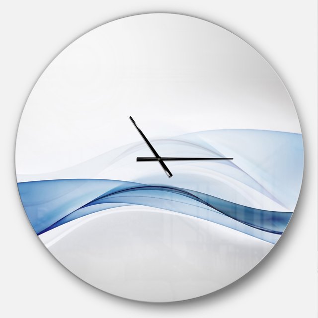 Designart Horloge Murale Moderne 'vague d'Eau 3d'