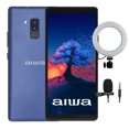 thumbnail image 1 of Smartphone Aiwa AW M999 16GB 2GB Single Sim más Aro de Luz y Micrófono - Azul, 1 of 2