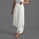 thumbnail image 4 of WILLBEST Pantalones Casuales elegantes para Mujer, de Pierna Ancha, Cintura Alta, Yoga, Hippie, Playa, Talla Grande, Palazzo para Mayor Comodidad y Versatilidad. Extra Grande, 4 of 7
