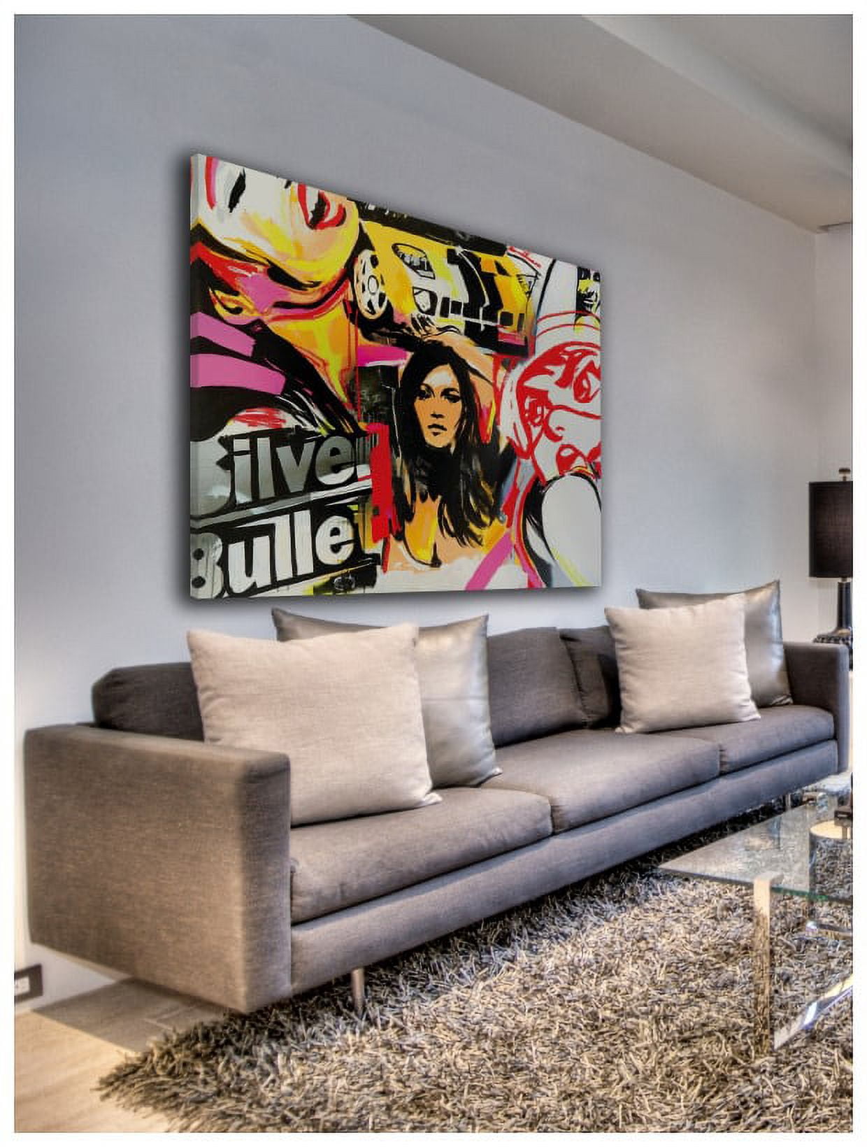 Marmont Hill "Silver" Print on Canvas