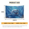 thumbnail image 6 of SEANATIVE Shark Bedroom Tapestry Home Decor Wall Tapestry for Living Room Small Wall Hanging Tapestry Mini Tapestry for Bedroom Tapestry for Small Apartment Small Tapestry, 6 of 6