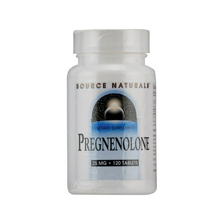 Source Naturals prégnénolone 25 mg - 120 Ea