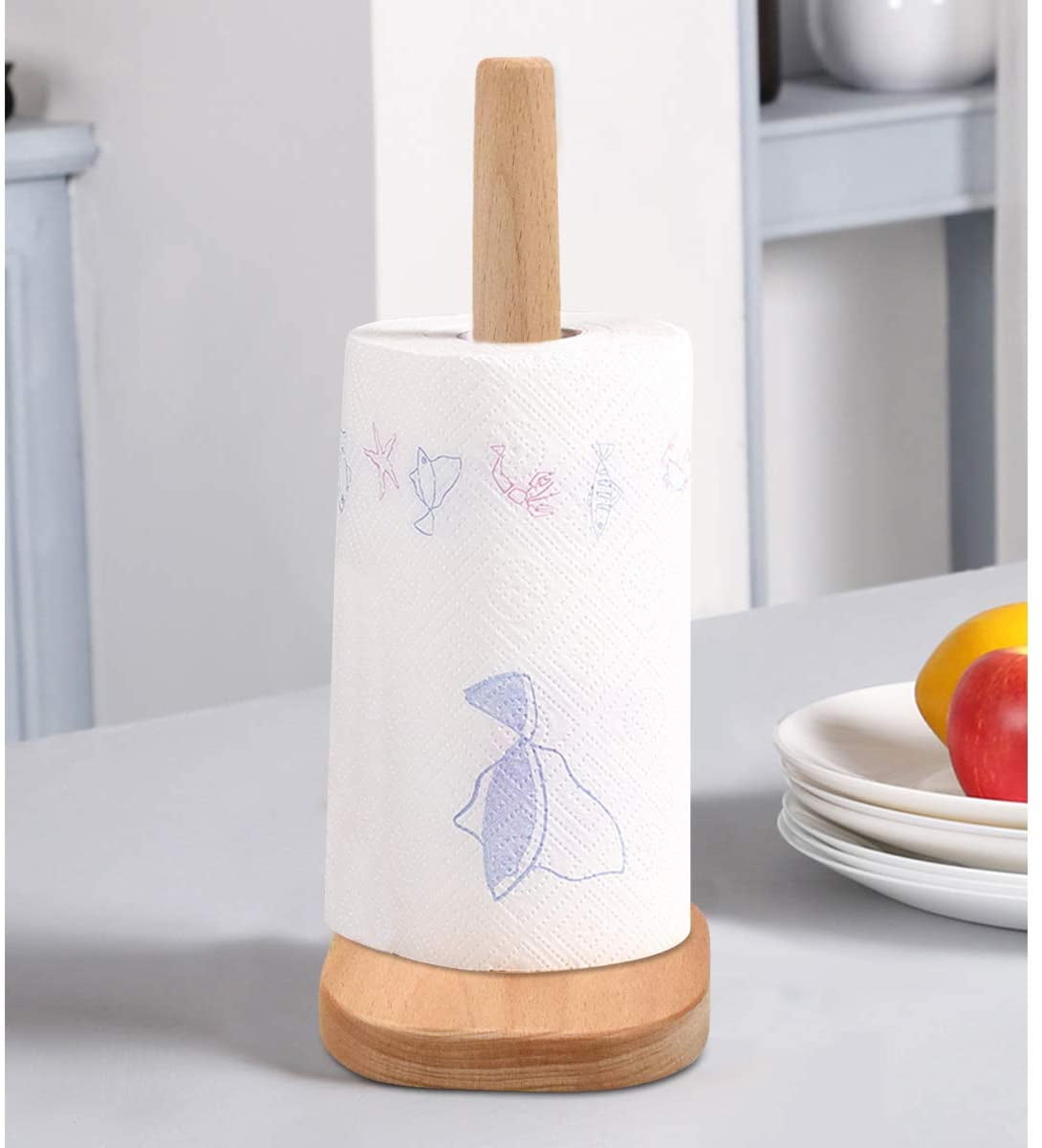 Buy Wholesale China Wholesale Paper Towel Holder With Heavy Duty Wood Base Paper  Towel Holder Stand For Kitchen Decor Dining Table Home & Paper Towel Holder  With Heavy Duty Wood Base at