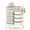 White, variant on Costway 15-Drawer Rolling Cart with Pegboard, 2 Locking Brakes, Metal Frame for Home White