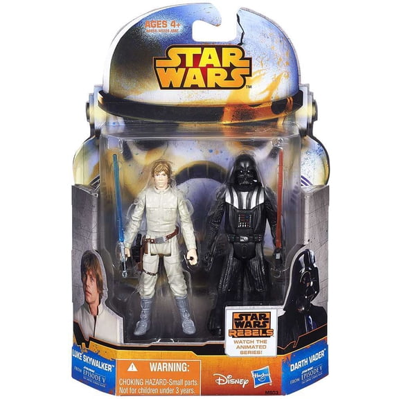 Star Wars Mission Series Figure Set, Darth Vader and Luke Skywalker
