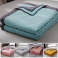 thumbnail image 2 of Pebbuoy Summer Quilt Cooling Blanket Breathable Lightweight Washable Non-Fading Double-Sided Summer Comforter Blanket, 2 of 7