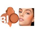 thumbnail image 1 of Powder Blusher Rouge Powder Blusher Stick Mud Monochrome Powder Blusher, Makeup White Blusher, 1 of 9