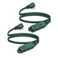 thumbnail image 1 of Cable de extensión DEWENWILS de 3 salidas, 3 pies, 16/3 AWG, interior, verde, paquete de 2, 1 of 7