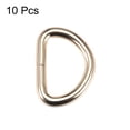 thumbnail image 2 of 10 Pcs D Ring Buckle 1 Inch Metal SemiCircular D Ring Gold Tone for Hardware Bags Belts Craft DIY Accessories, 2 of 2