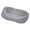 Gray, variant on Warm Cuddle Pet Bed for Home and Travel Half Enclosed Design Antislip Resting Bed Machine Washable Large Breeds Bed