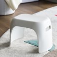 thumbnail image 4 of Taburete de pie de estilo japonés para habitación de zapatos, sillas de cocina para baño, banco de asiento bajo grueso de plástico para el Conjuntos de muebles de sala de estar tipo alto Ounissouiy HA083625-02, 4 of 6