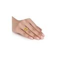 thumbnail image 5 of 4.60 Carat (Ctw) Citrine and White Topaz Ring Yellow Plated Sterling Silver for Women, 5 of 6