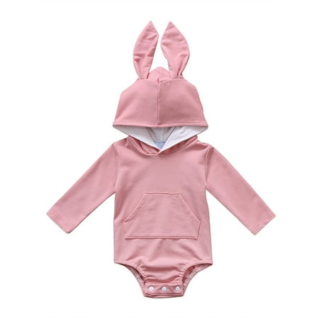 

VIKING GLORY Newborn Kids Baby Girls Boys Hooded Romper Jumpsuit Bodysuit Outfits Clothes