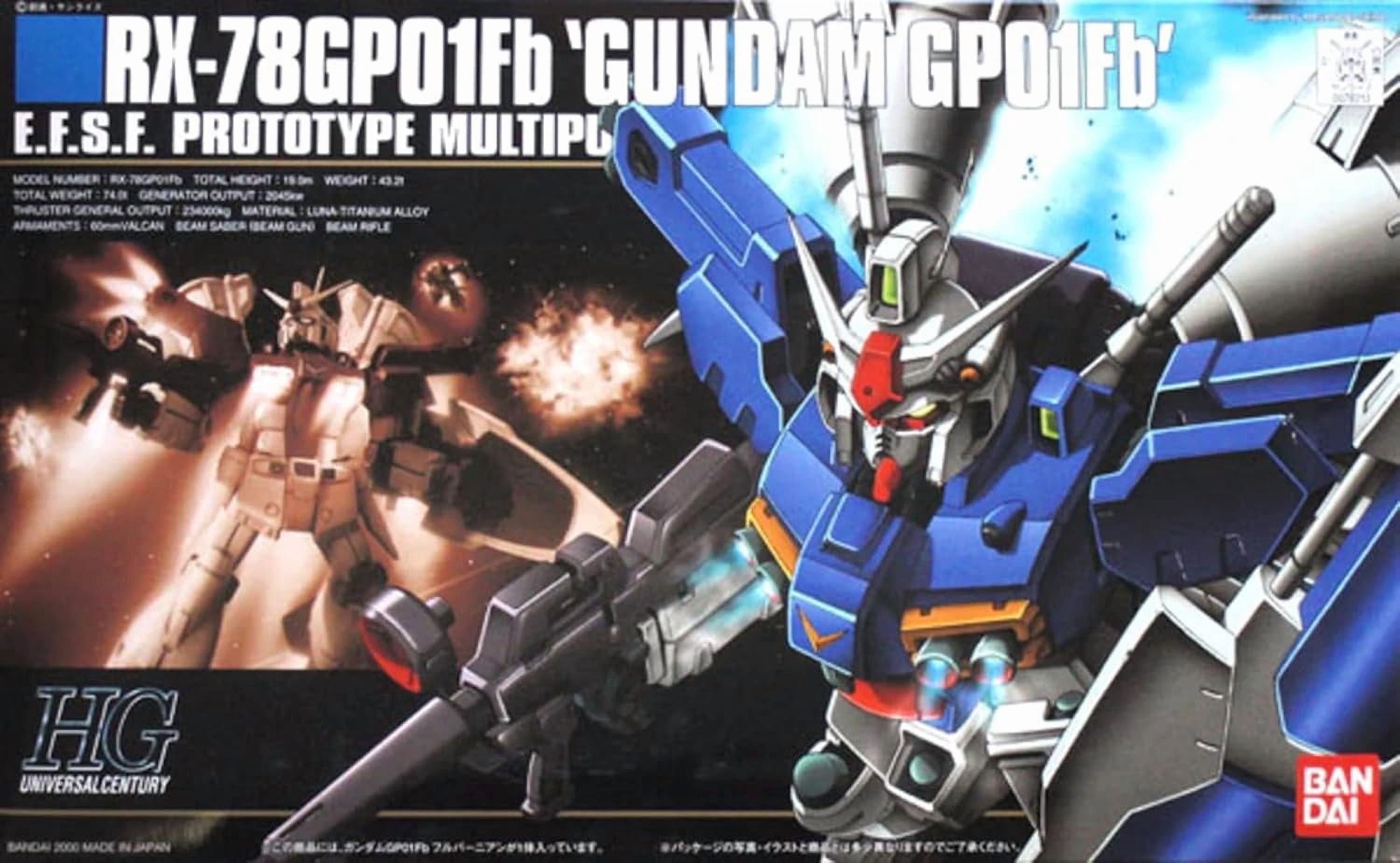 HGUC 1/144 #18 RX-78GP01-Fb Gundam Zephyranthes Full Burnern