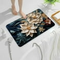 thumbnail image 4 of Btomtd 24"x16" Diatomite Three Dimensional Flower Doormat, Non Slip Quick Drying Floor Mat, Soft Washable Carpet and Area Rug for Bathroom and Foot Comfort, G, 4 of 6