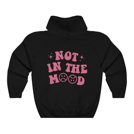 Not In The Mood Hoodie Preppy Indie Clothing Indie Clothes Aesthetic Hoodie Overd Crewneck Vsco Hoodie Y2k