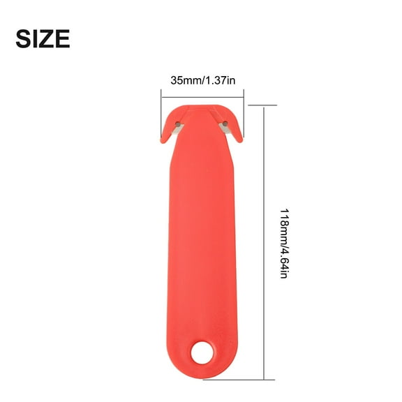 Double-Edged Safety Box Cutter Blade Multi Tool Film Cutting Art Paper Cutter Red