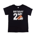 thumbnail image 4 of Olive Loves Apple 2nd Birthday Baller Shirt for Boys Sports Theme Party T-Shirt for 2 Year Old Toddler Black Shirt 2T, 4 of 5