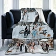 thumbnail image 3 of Personalised Blanket Custom Blanket with Photos Text.Custom Blanket with 1-9 Photo Collages.Flannel Blankets for Family Birthday Wedding Gift Fits Couch Sofa Bedroom Living Room-80cmX120cm, 3 of 6