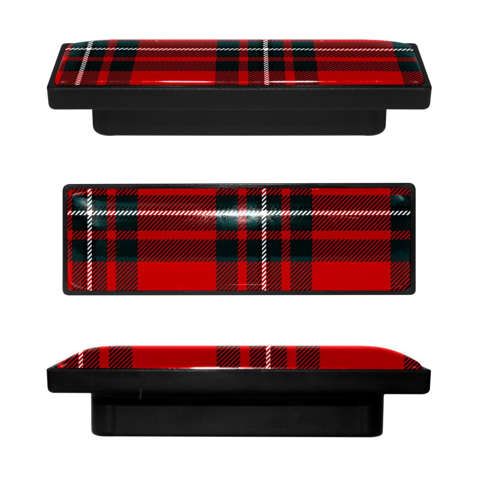 4 Pcs Rectangle Handle Cupboard Knob Drawer Pulls Handle