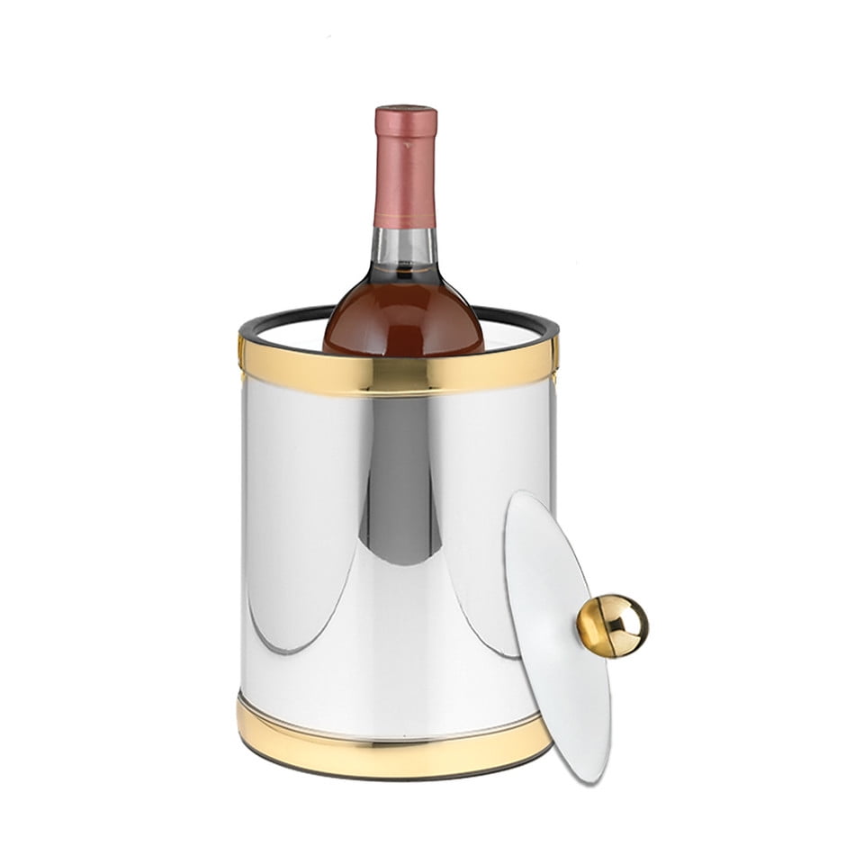 White Band Kraftware Top Hat Ice Bucket 3 Quart Ice Bucket Champagne Wine Bottle Cooler 63375 White Band Kraftware Top Hat Ice Bucket 3 Quart Ice Bucket Champagne Wine Bottle Cooler 63375