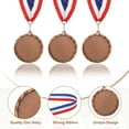 thumbnail image 3 of Uxcell Award Medal, Prize Medal Winner Award with Neck Ribbon for Competitions Bronze, 3 of 7