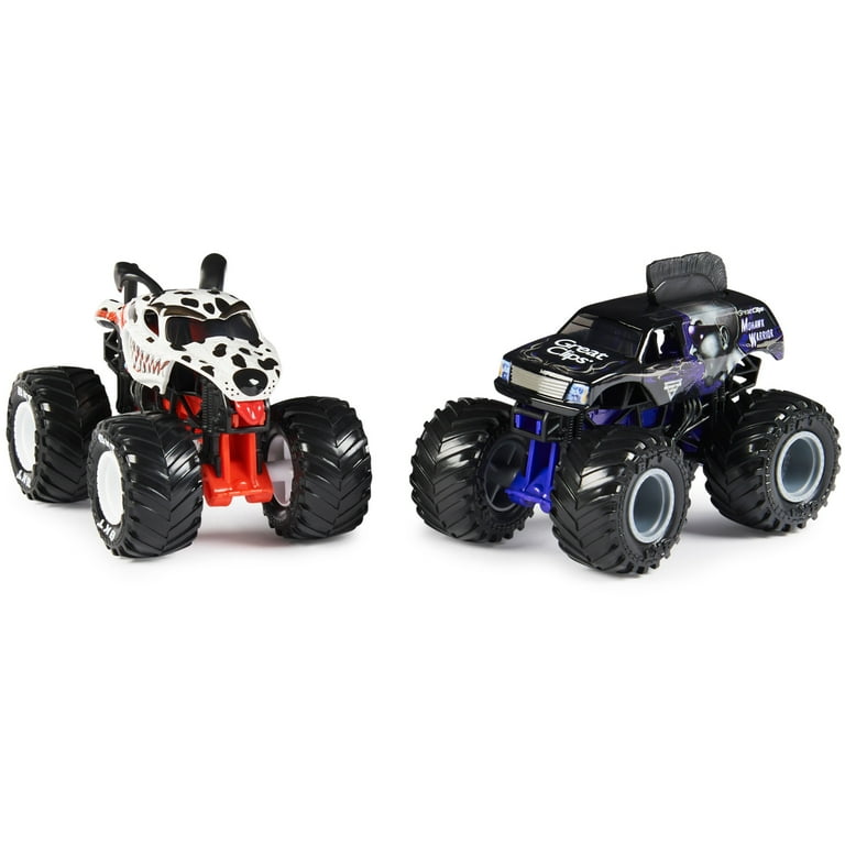 Monster Jam 1:64 Monster Mutt Dalmatian Vs. Mohawk Warrior Monster