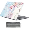 thumbnail image 1 of LanBaiLan Ordinateur Portable Coque Rigide de Protection, Compatible pour MacBook Air 13 Pouces 2020 2019 2018 Release A2337 M1, 1 of 5