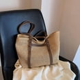 thumbnail image 5 of Kukuzhu Straw Beach Bag, Summer Woven Tote Bag Large Shoulder Handbag Straw Purses and Handbags for Women Vacation, 5 of 7