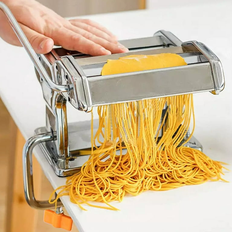 Stainless Steel Fresh Pasta Maker Roller Machine for Spaghetti Noodle  Fettuccine 