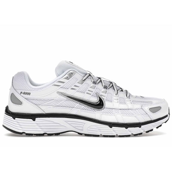 Nike Men's P-6000 White Metallic Silver Black Shoes, from StockX