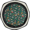 thumbnail image 5 of Rdausd 29.0" Octagon Pet Playpen Mat, Washable Waterproof Pet Cage Mat, Soft Padded Floor Mat for Dogs Cats Rabbits, Non-Slip Pet Bed Mat for Crates Playpens, D, 5 of 6