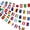 A, variant on 48 Countries String Flag Banner Set- International World Flags Bunting Durable Soccer Tournament National Flags Pennant Bunting Mini Polyester Flags For Party Decorations, Classroom, Sports Events