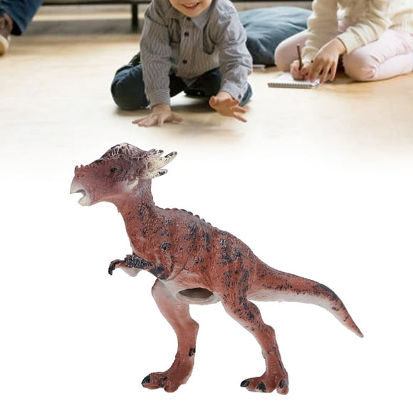 Fugacal Dinosaur Model With Sound,Children Dinosaur Toy,Dinosaur Figurine Children Static Pachycephalosaurus Dinosaur Model Toy With Sound Decoration Gift