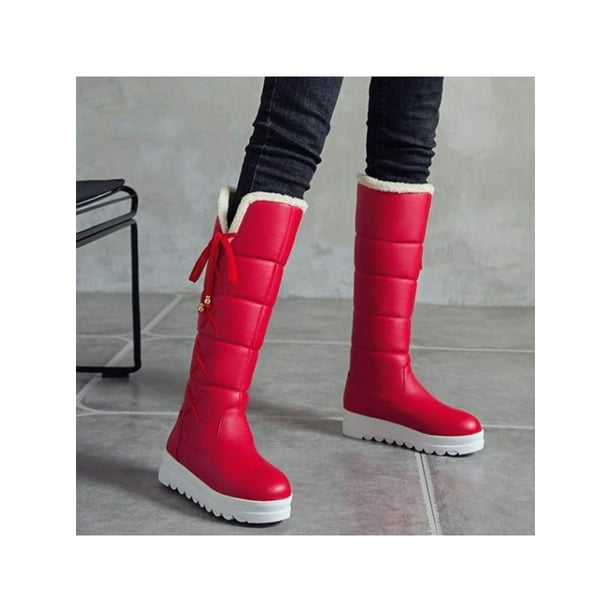 Knee high clearance waterproof snow boots