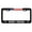 Black/Silver, variant on WEST Texas Texas Style Heavy Duty Metal License Plate Frame Personalised/Car Accessories Car Tag Holder Cover ((Chrome/D.Pink)
